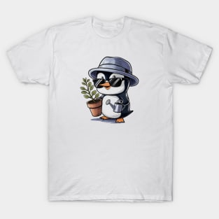 Penguin Gardening T-Shirt